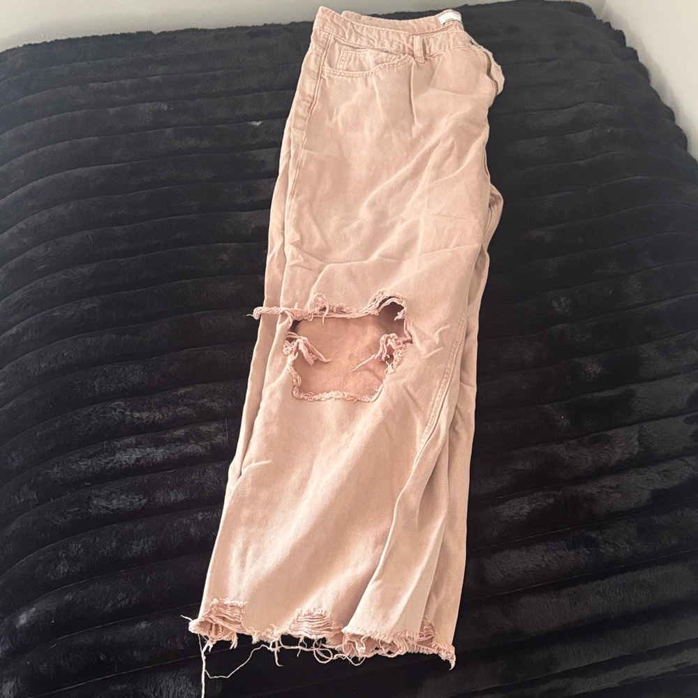 Stylish Pink Wide Leg Pants